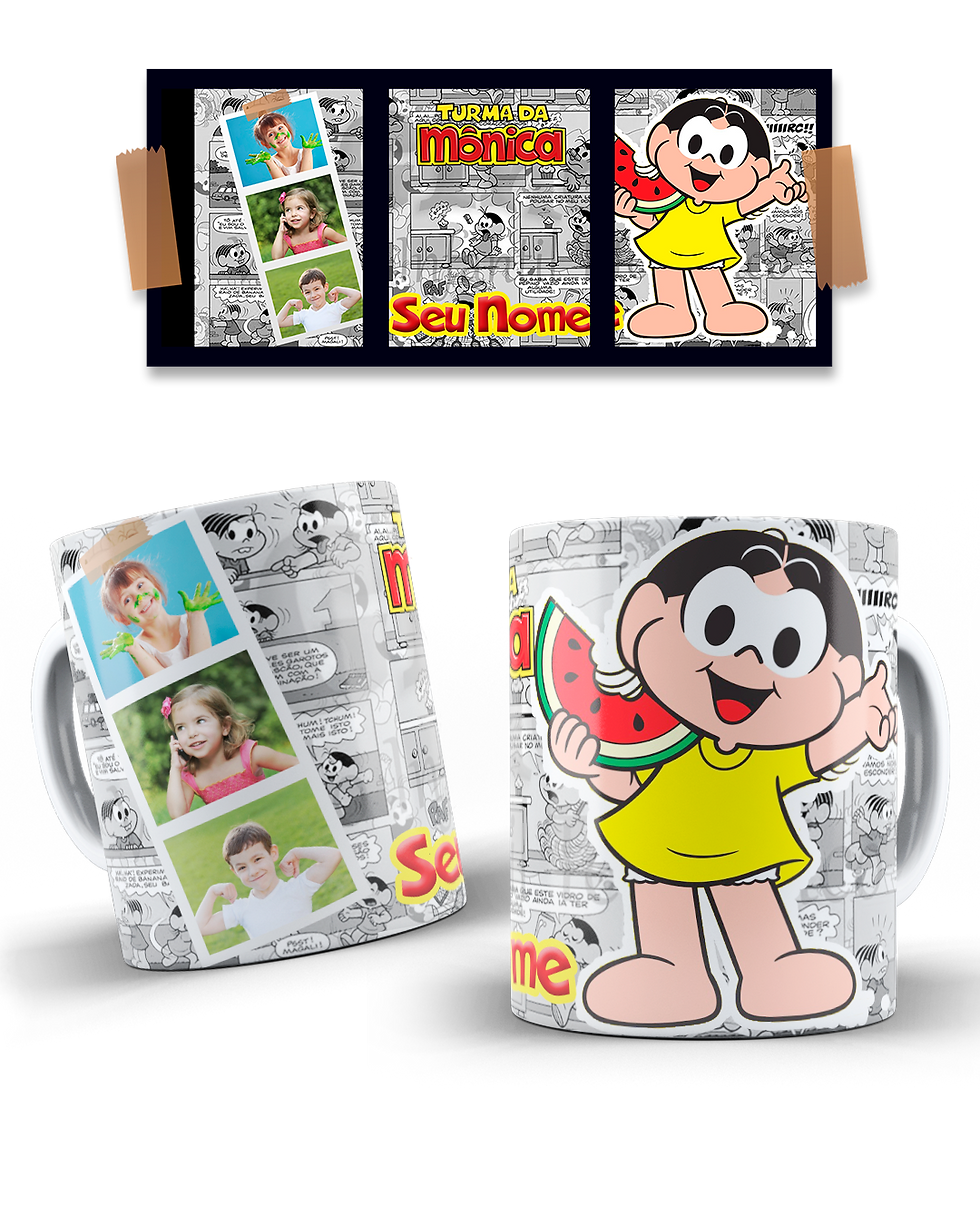 Miniatura: Caneca Personalizada Turma da Mônica