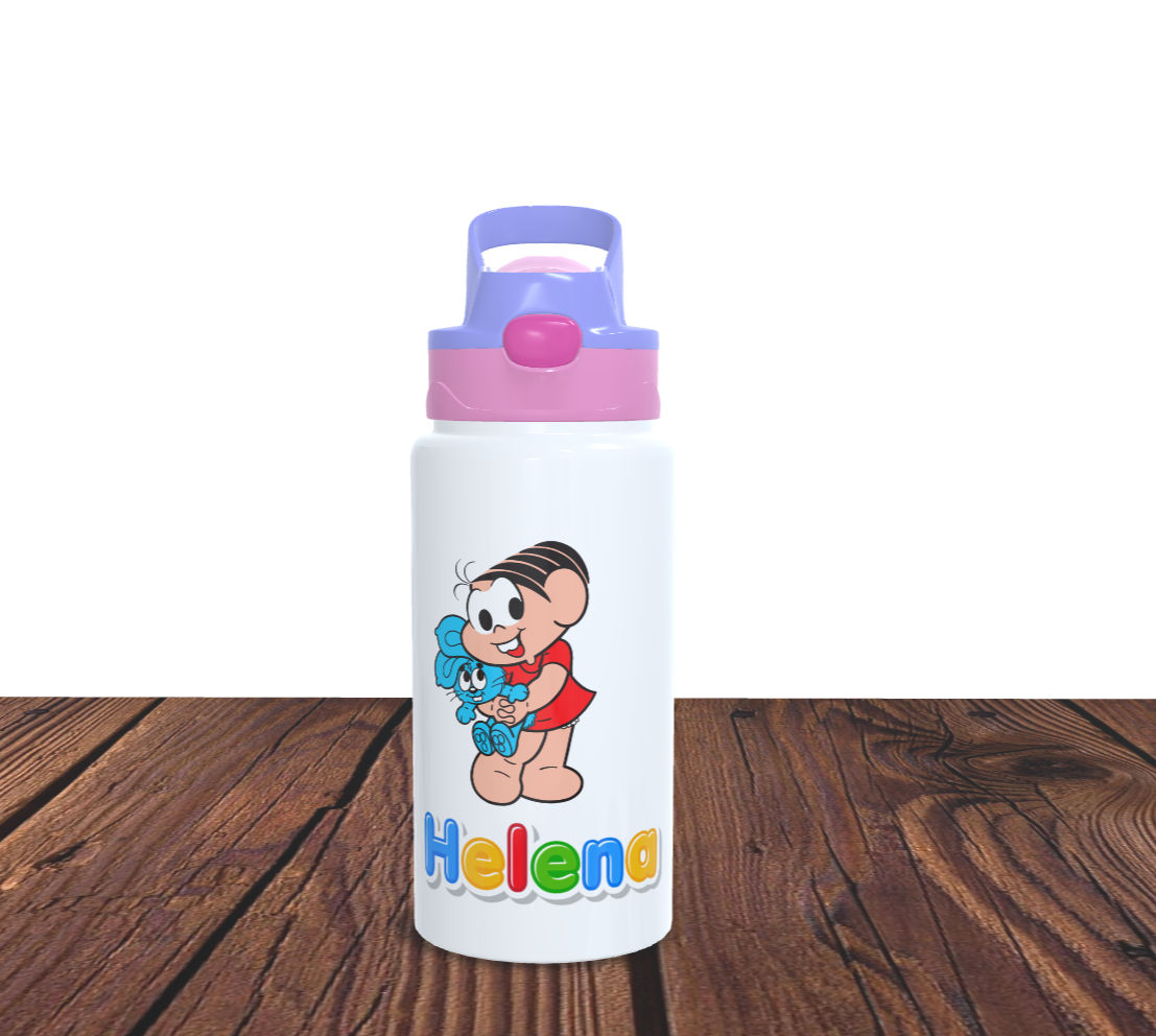 Squeeze Alumínio Monica e Cebolinha 500 ML