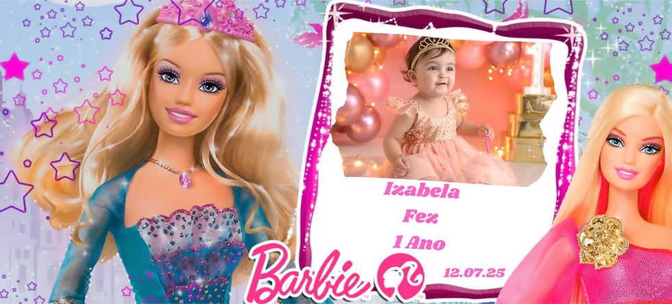 Miniatura: Caneca Personalizada Barbie 