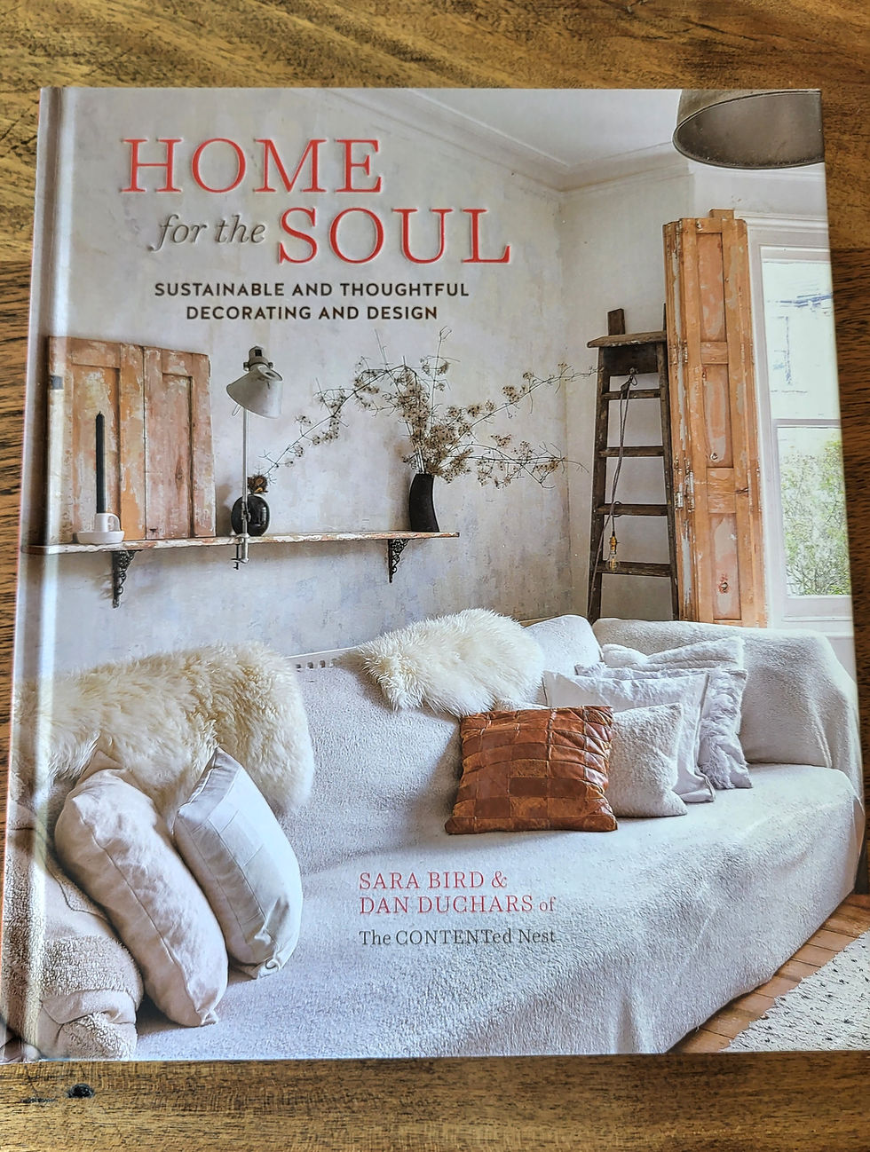 Home for the Soul book cover, showcasing cozy living room decor