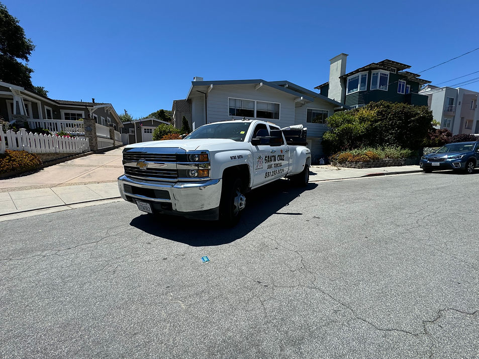 Santa Cruz Junk Removal Doing a Garage Cleanout