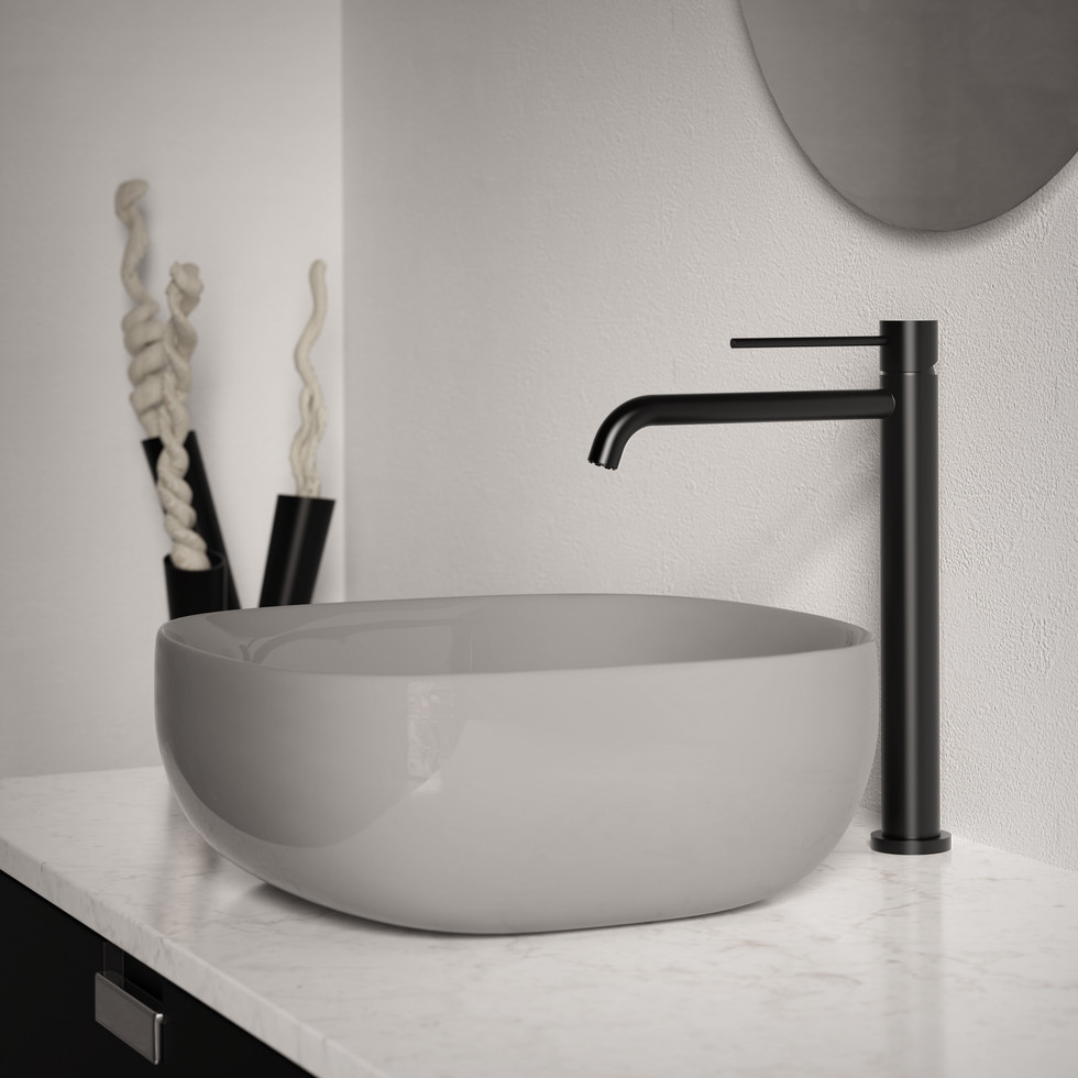 PROT-EVO - Lavabo alto - matt black
