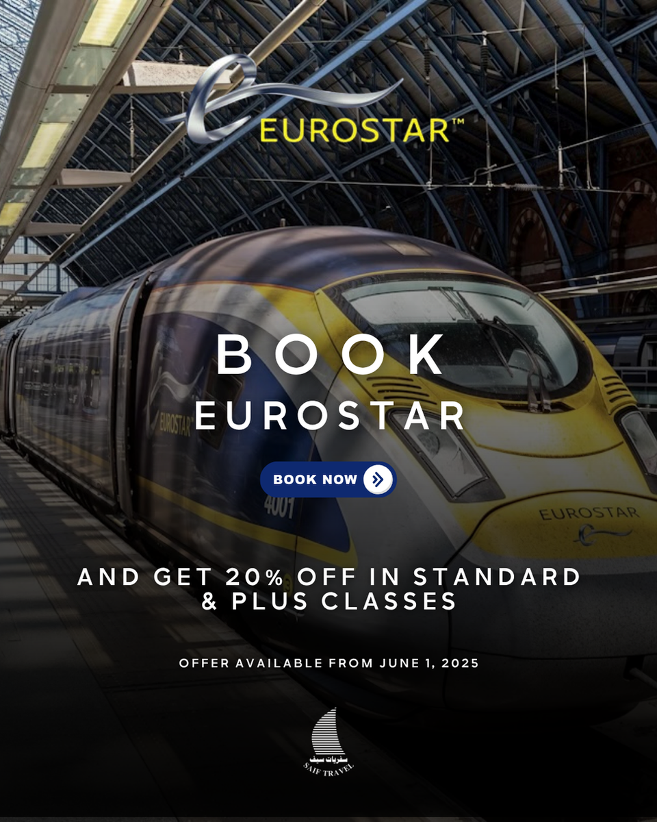 Book Euro Star | Saif Travel Agency