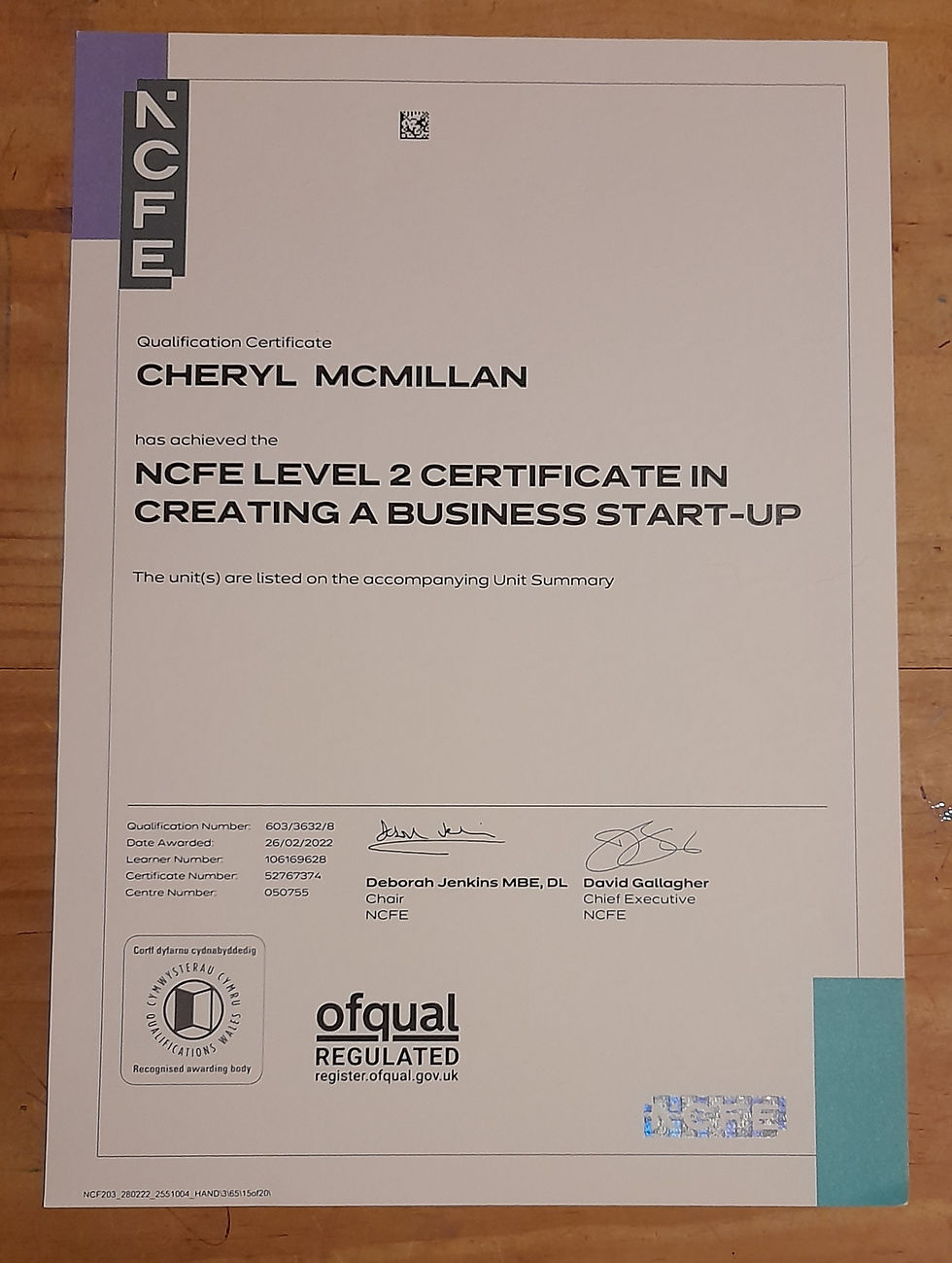 NCFE Level 2