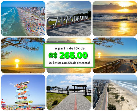 Capão da Canoa - esse roteiro é show para você curtir e aproveitar. 