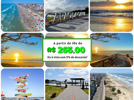 Capão da Canoa - esse roteiro é show para você curtir e aproveitar.