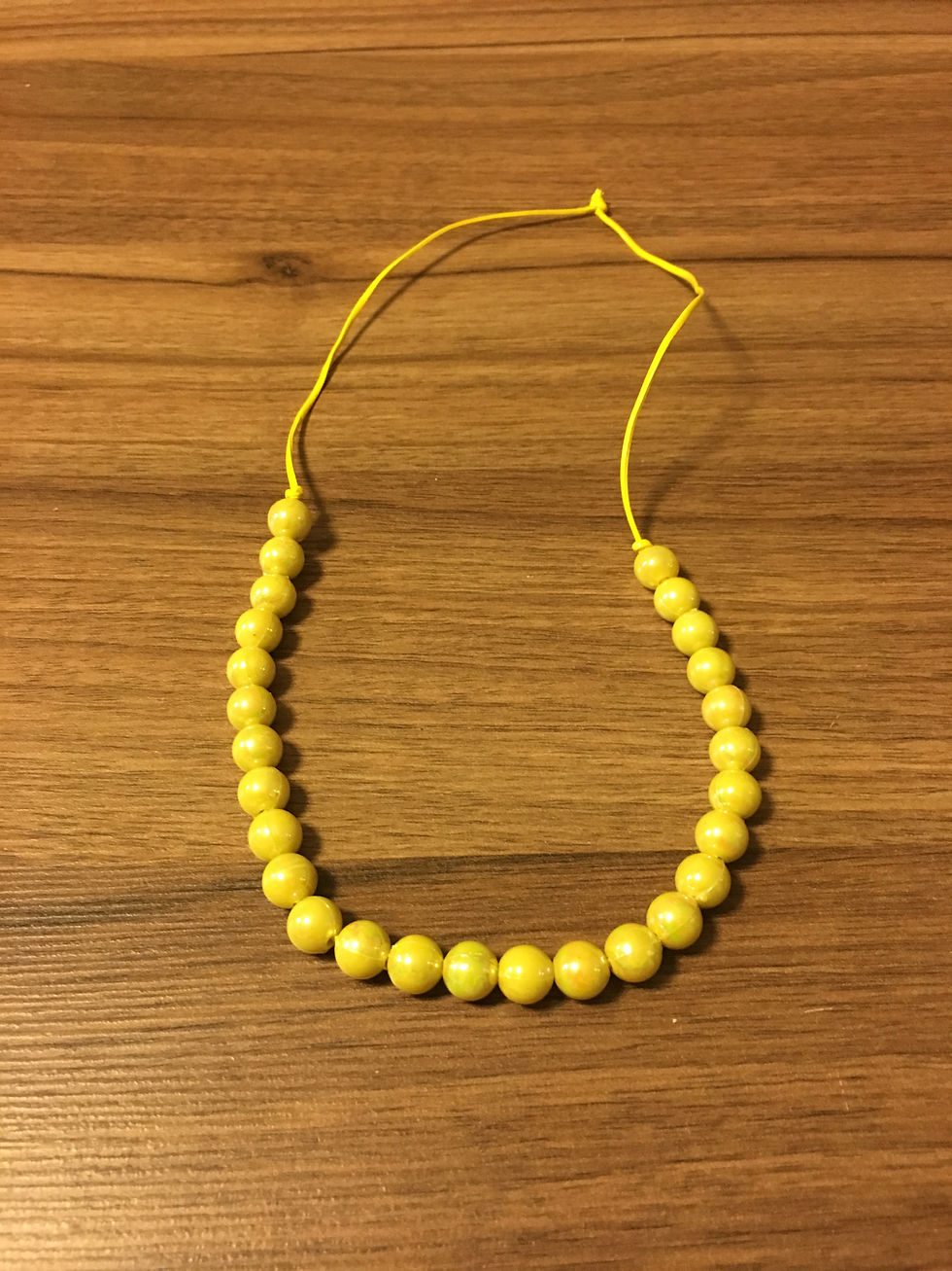 Colar Amarelo - Copa do Mundo