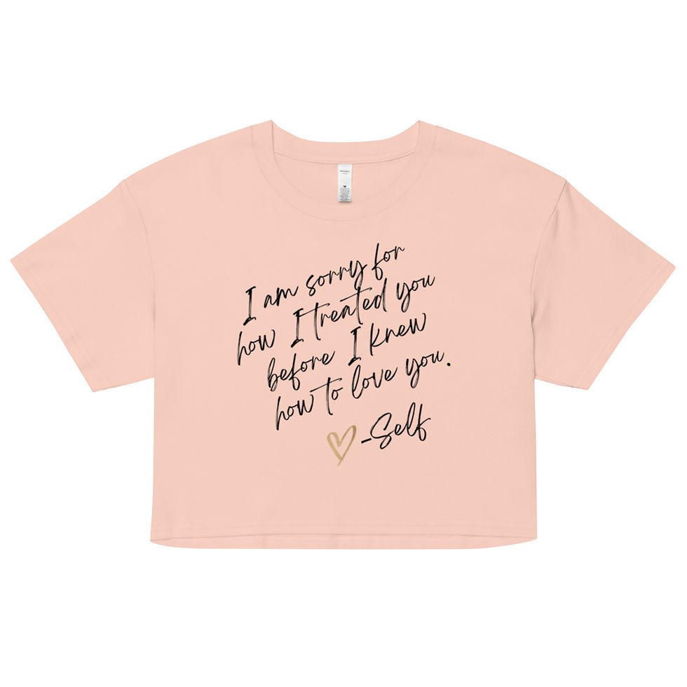 Thumbnail: Self Love Women’s crop top