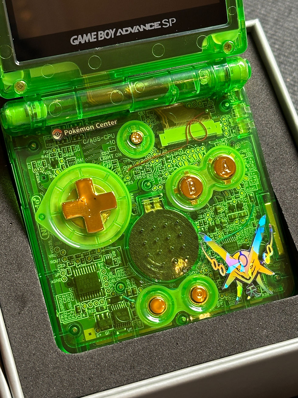 Thumbnail: Rayquaza Custom Nintendo Gameboy Advance SP