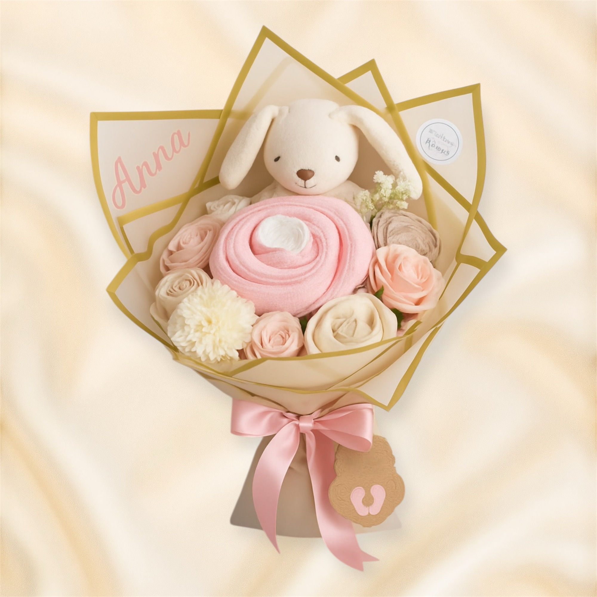 Bouquet -Perle de rose