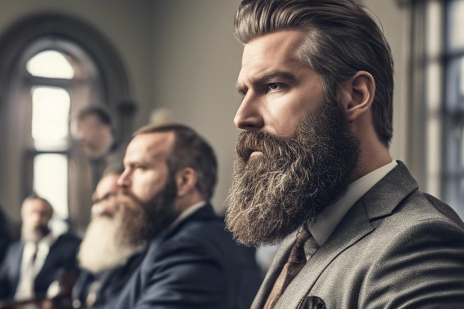 professional bearded men in courthouse_e