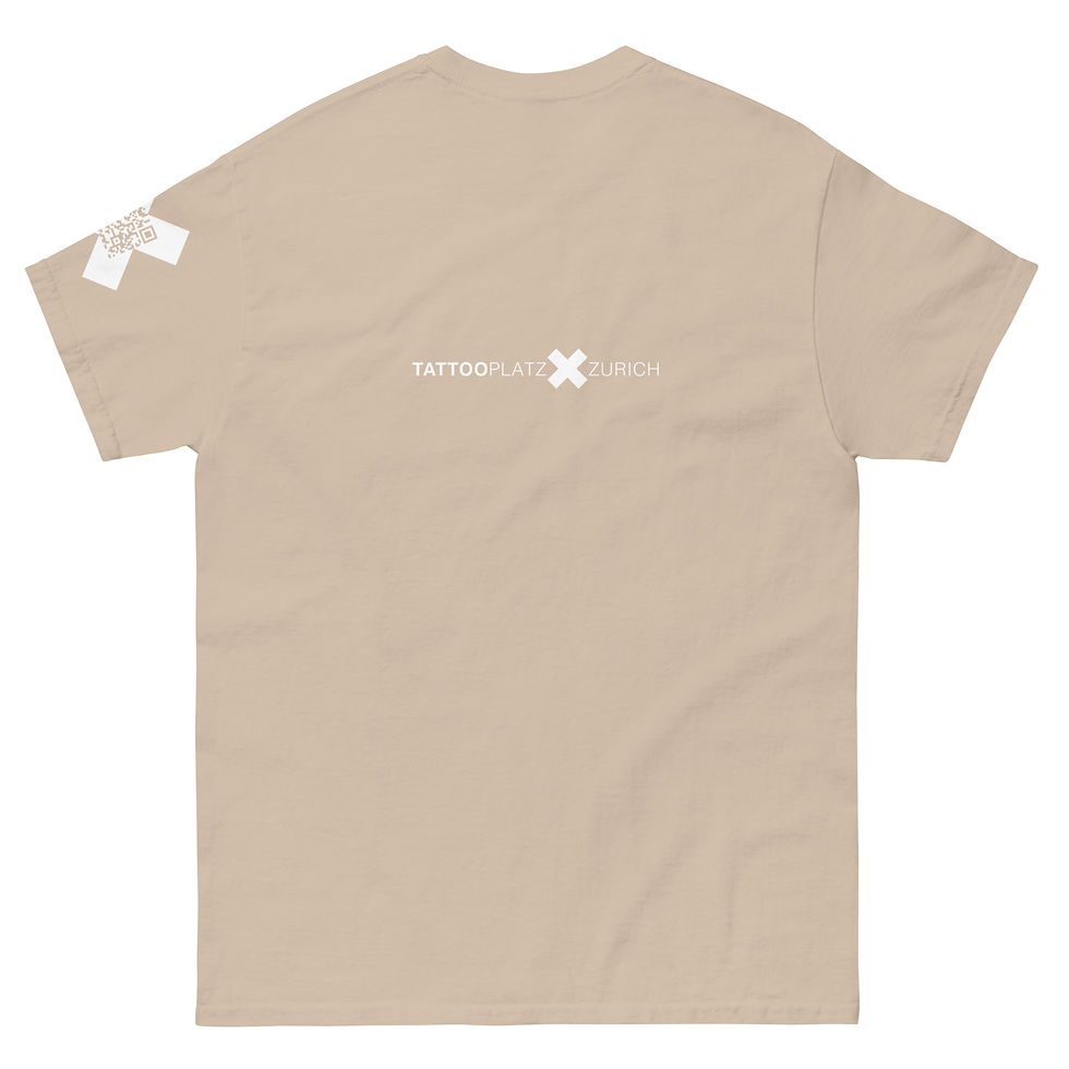Miniaturbild: White Vulva Front Print T-Shirt