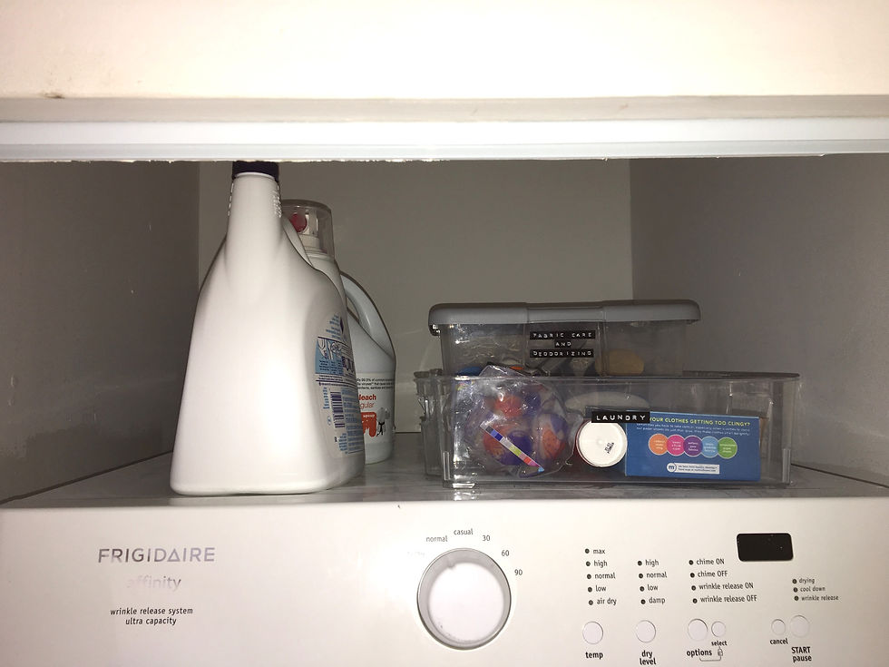 laundry after