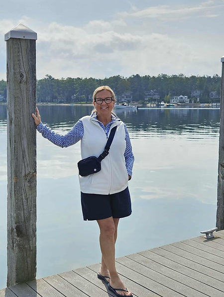 Janet on Lake Michigan