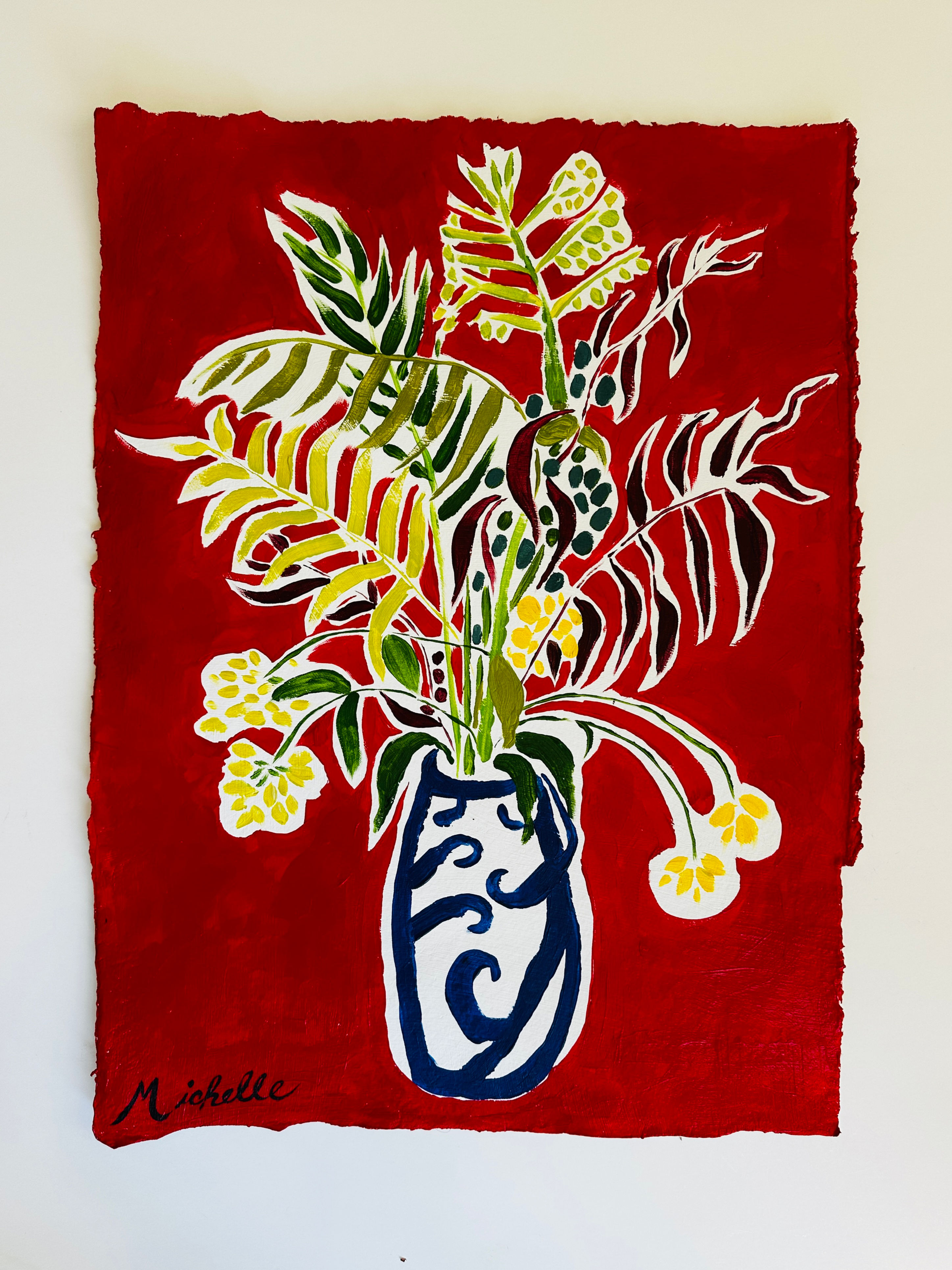 Wildflowers in Red