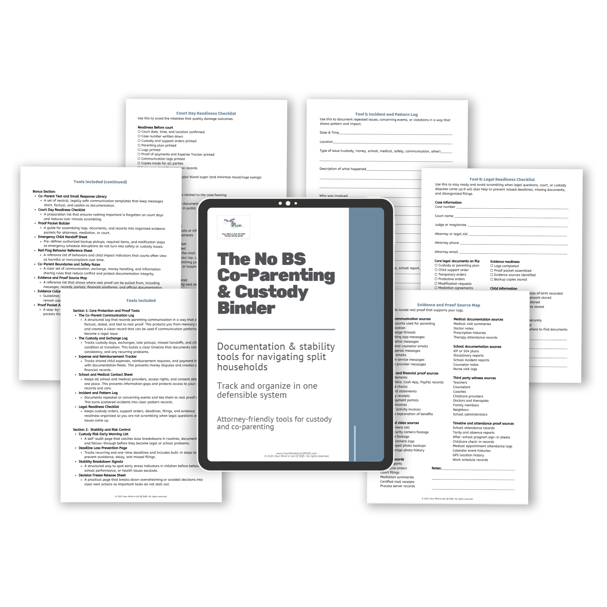 Split-Home Sanity System: Legal + Emotional Stability for Co-Parents & Kids