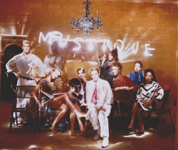 Simon Manly, Antony Price, Jerry Hall, Julie Anne & Nick Rhodes, Yasmin & Simon LeBon, Jade & Karis Jagger in Mustique by Dean Chamberlain