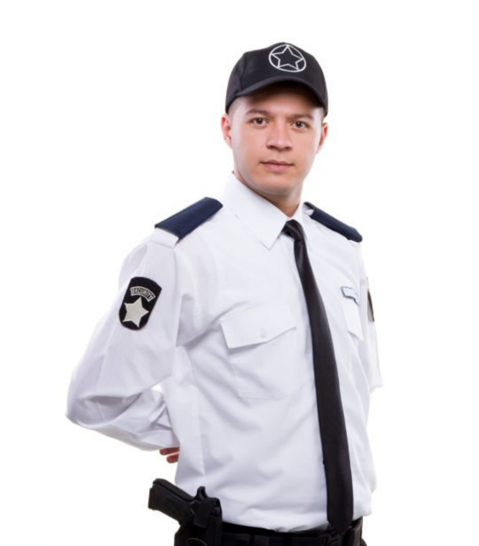 Security Guard White Uniform Fabric