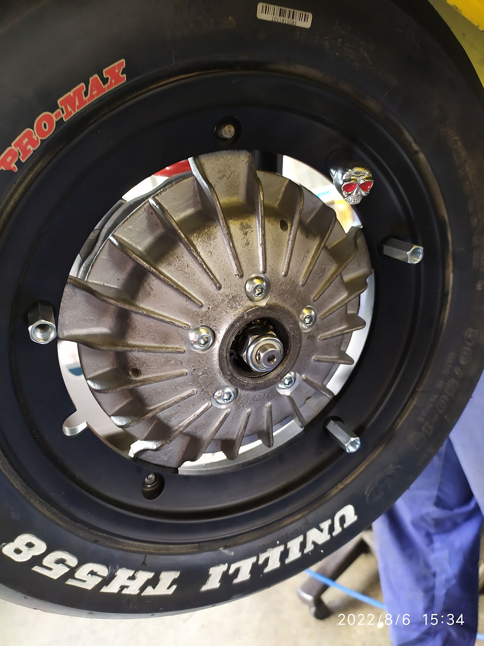 Thumbnail: tamburo per kit freno a disco anteriore vespa Dexter Racing