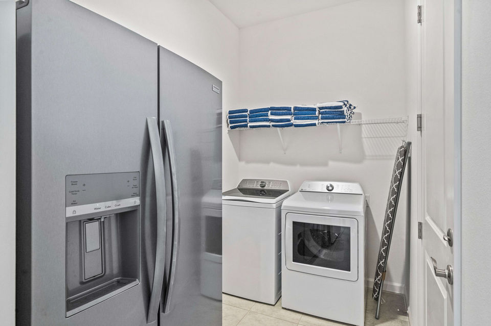 laundry room
pool towels