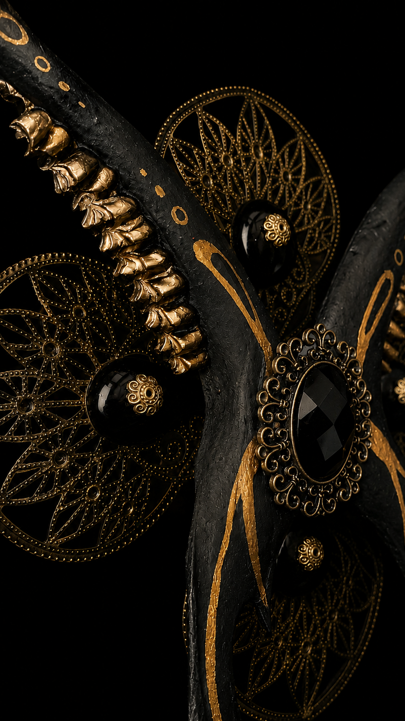 Miniaturbild: Rahmen "Knochenfalter bronze"