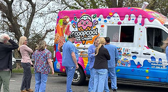 Scoopcool ice cream truck-Hospital event
