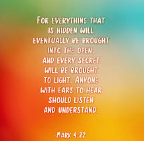 bible verse Mark 4:22