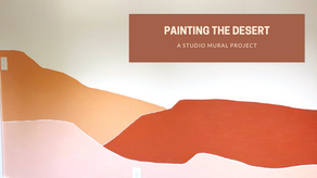 Wanderlust-y Walls: Painting a Desert Studio Mural