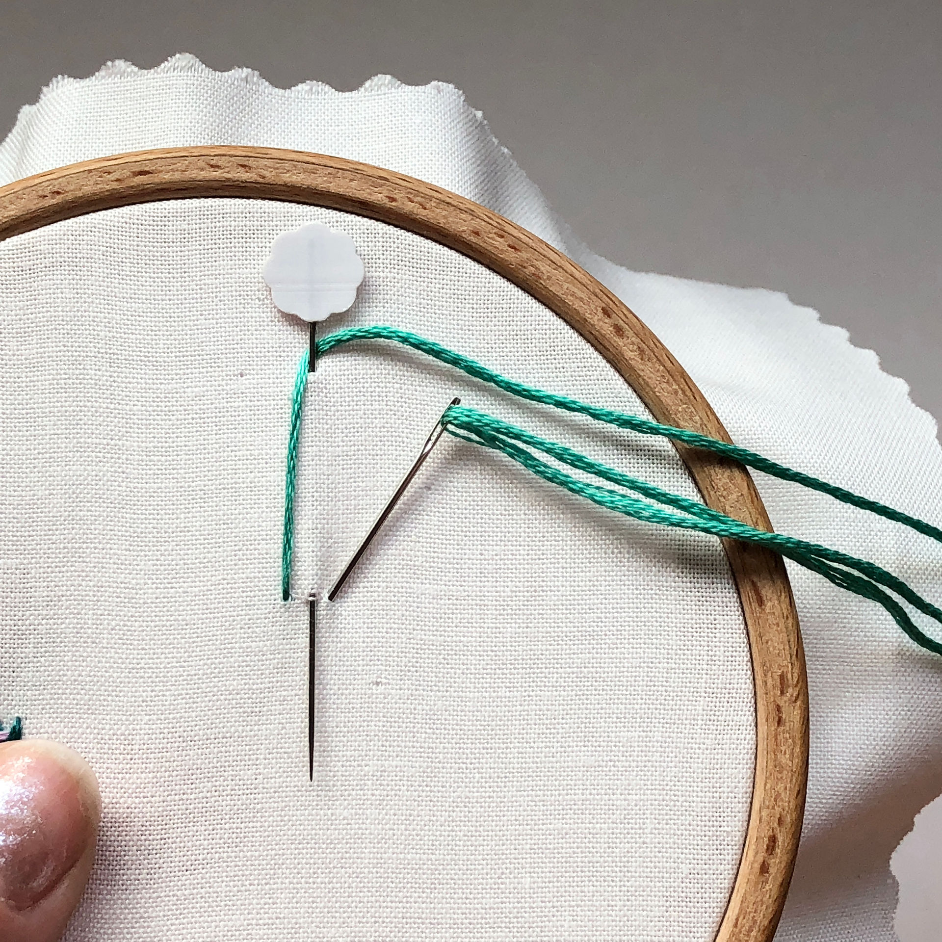 Needle Weaving Bar Step 1b
