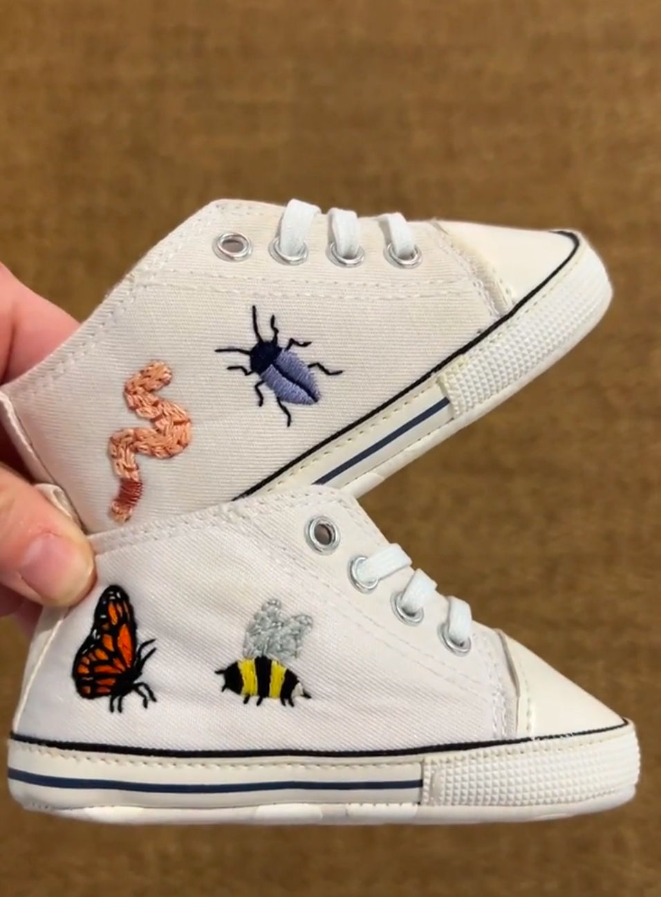 June 26: Embroider Bug Shoes at Monster 6:30-8:30pm PST