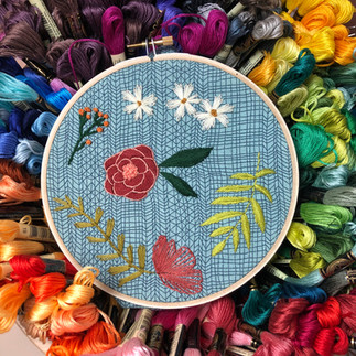 Floral Embroidery Basics at Carter+Rose