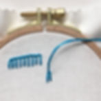 How to embroider the buttonhole stitchHow to embroider the buttonhole stitch