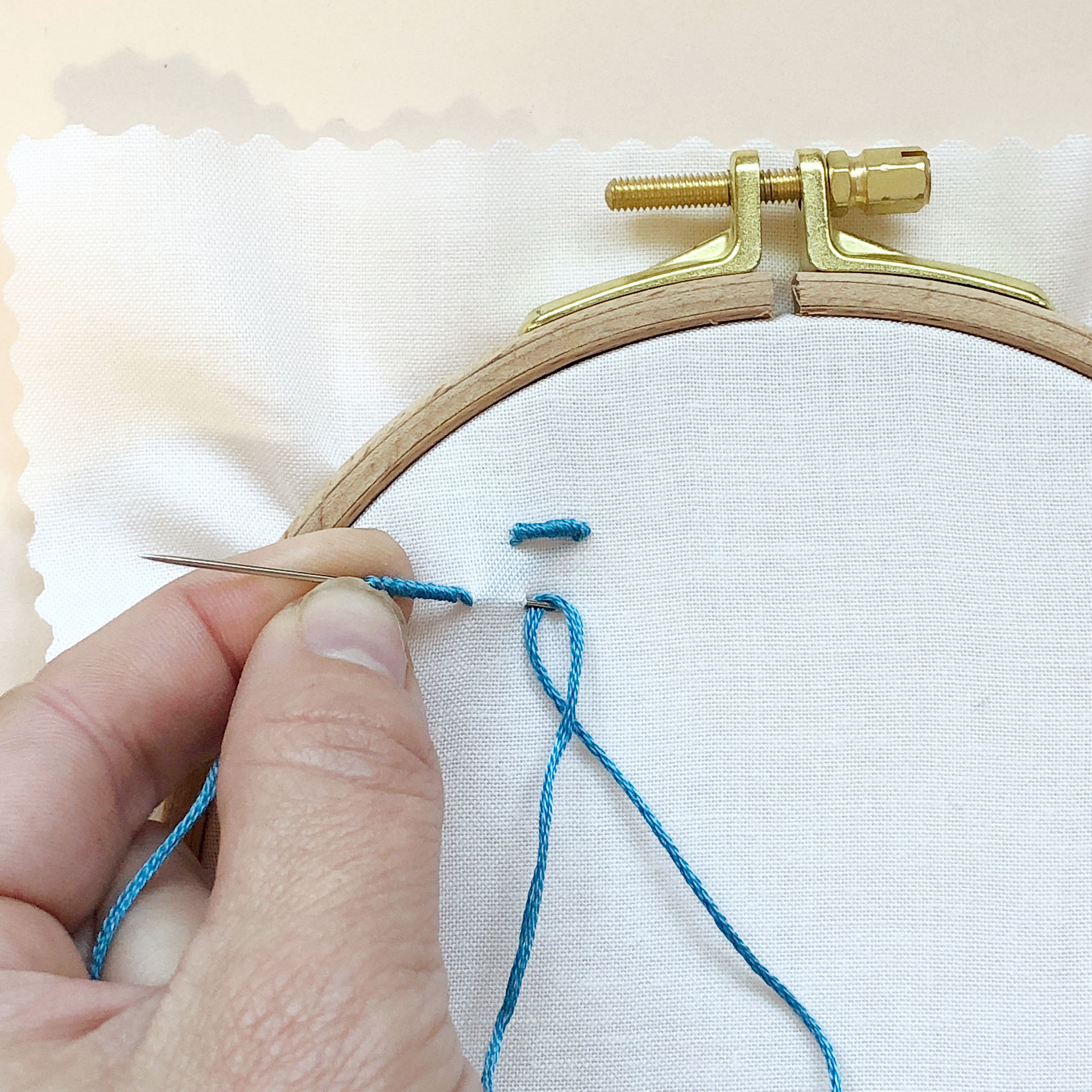 Bullion Knot Step 4a