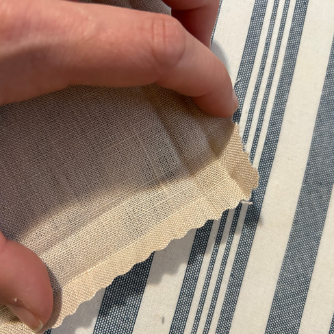 Mitered corner step 1