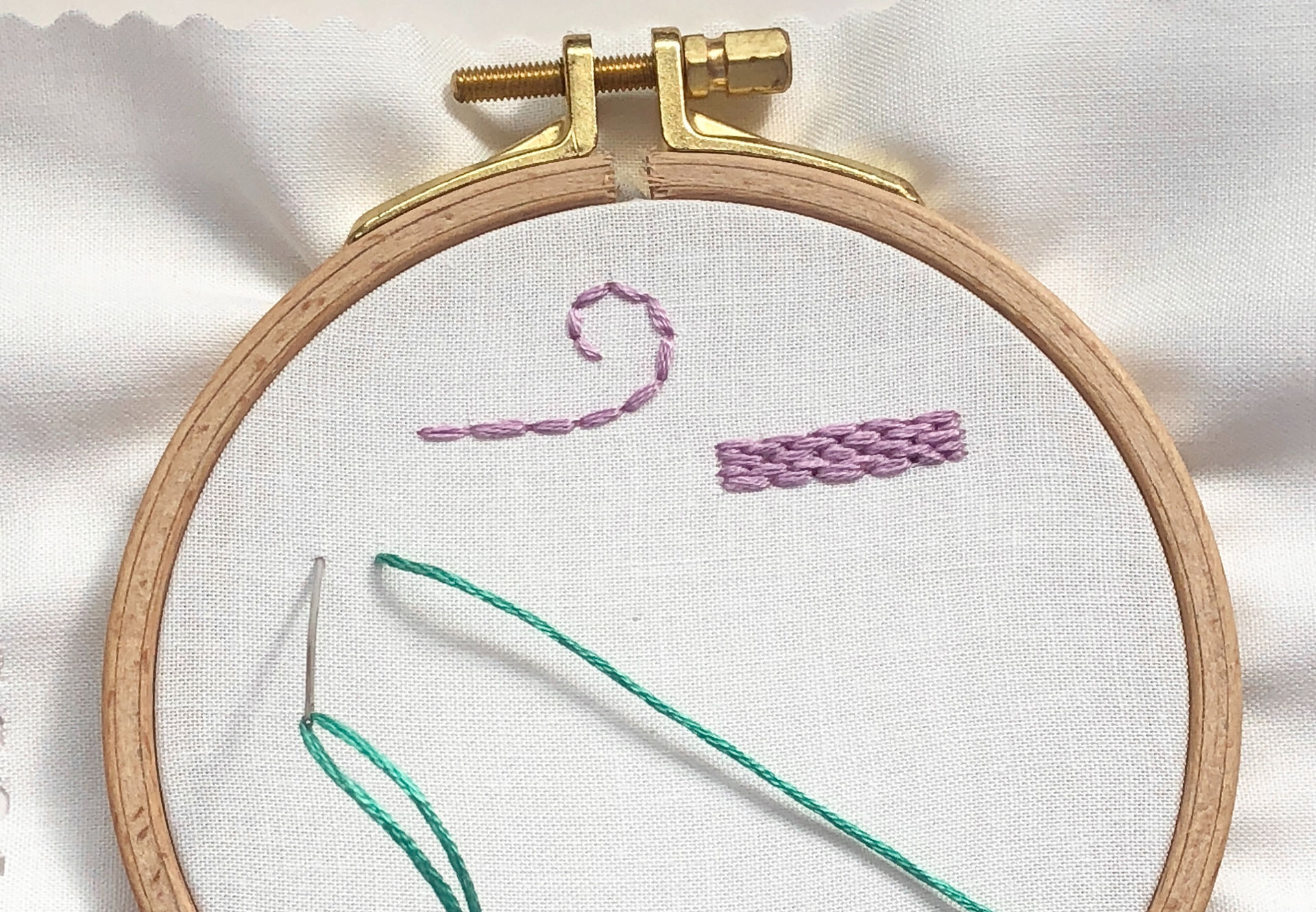 Back Stitch Step 1