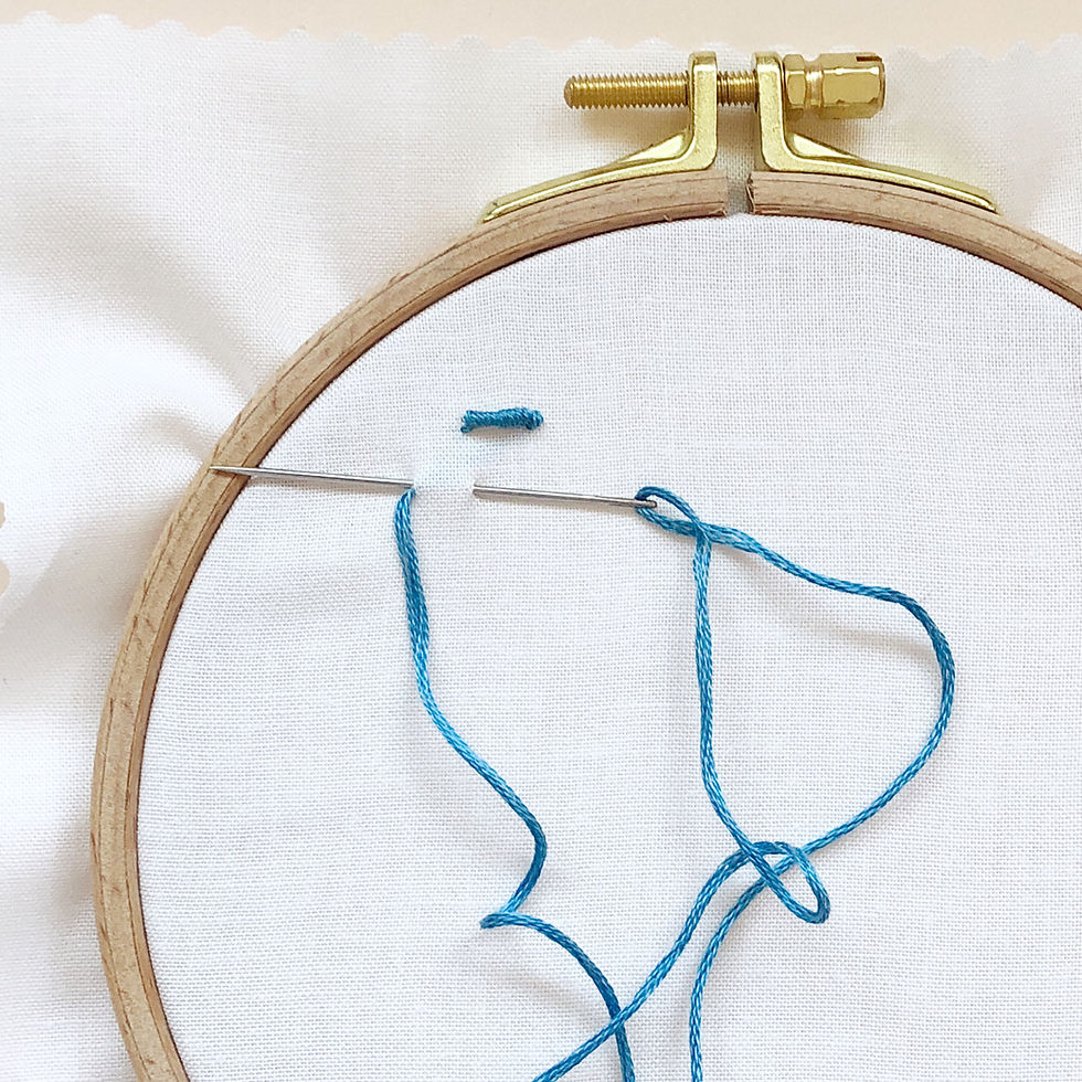 Bullion Knot Step 2