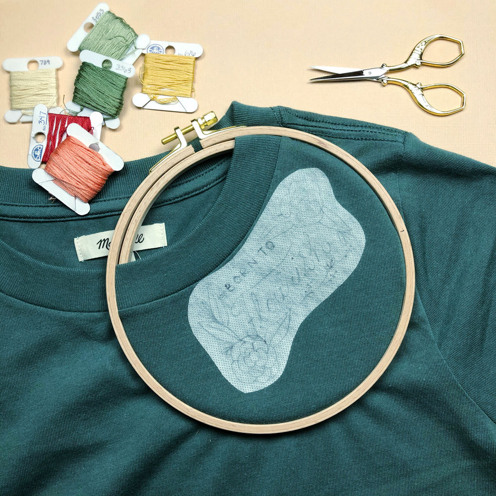 How To Embroider a TShirt A DIY Tutorial