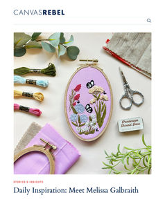CanvasRebel- Daily Inspiration: Meet Melissa Galbraith