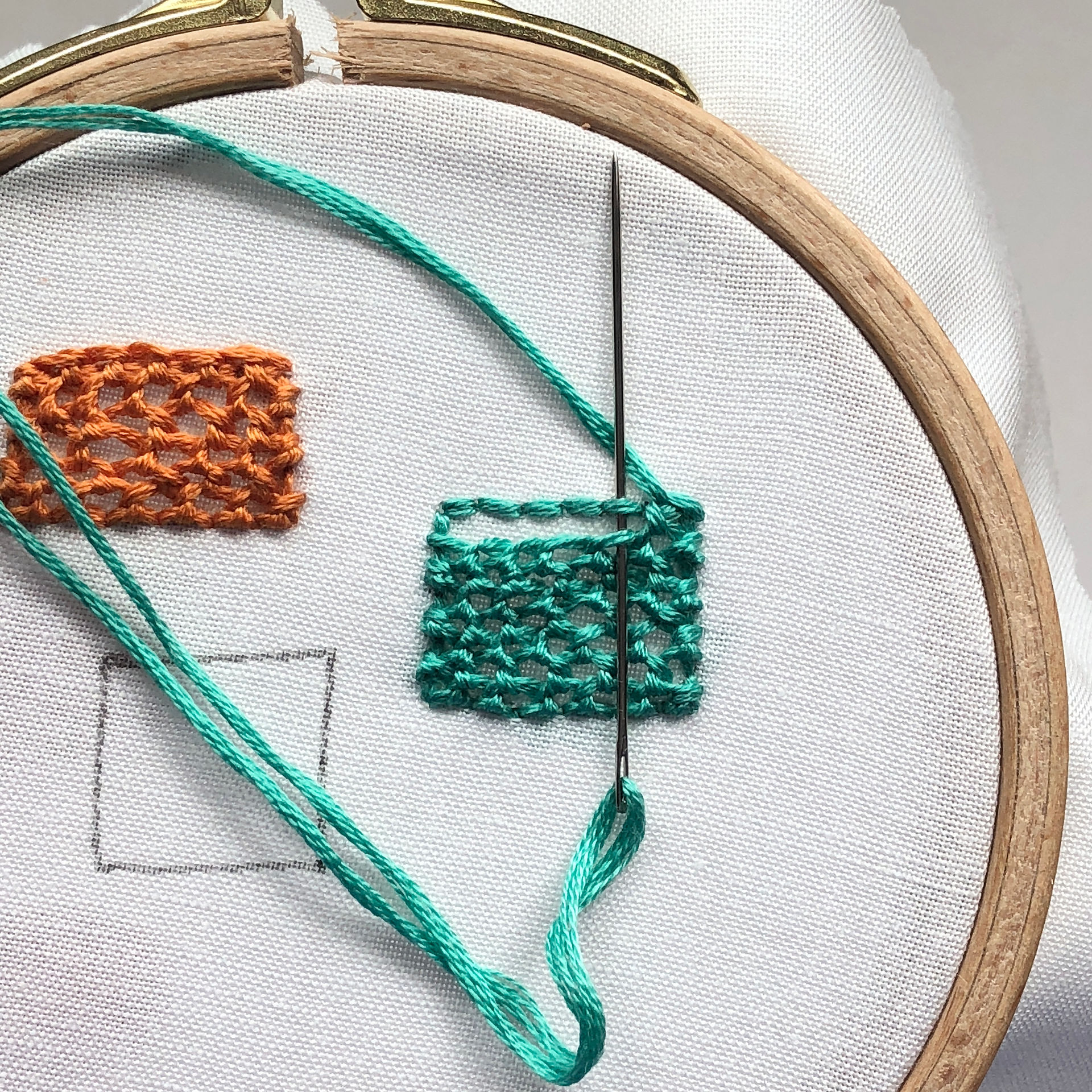 Detached Buttonhole Filling Stitch Step 11