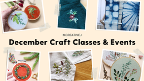 December Craft Classes and Holiday Craft Fairs