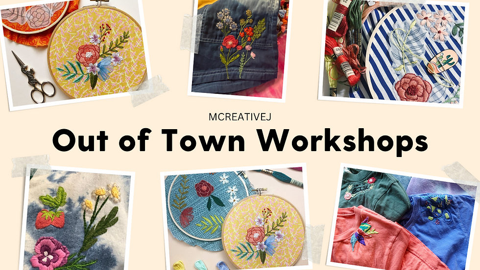 Travel Workshops: Let's Stitch Together in Chicago and Portland!