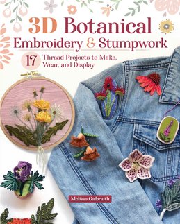 3D Botanical Embroidery & Stumpwork
