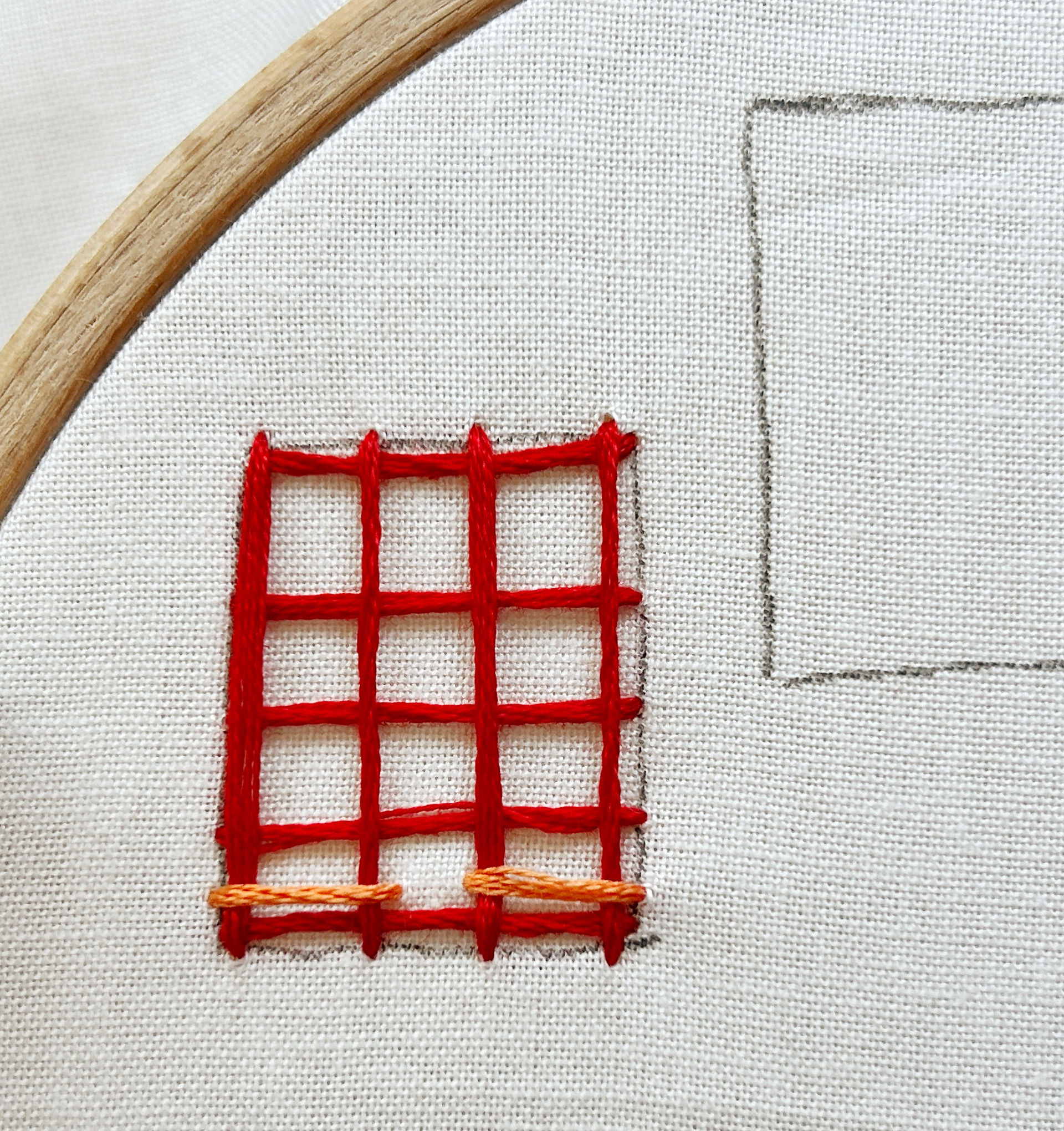 Plaid Filling Stitch Step 3a