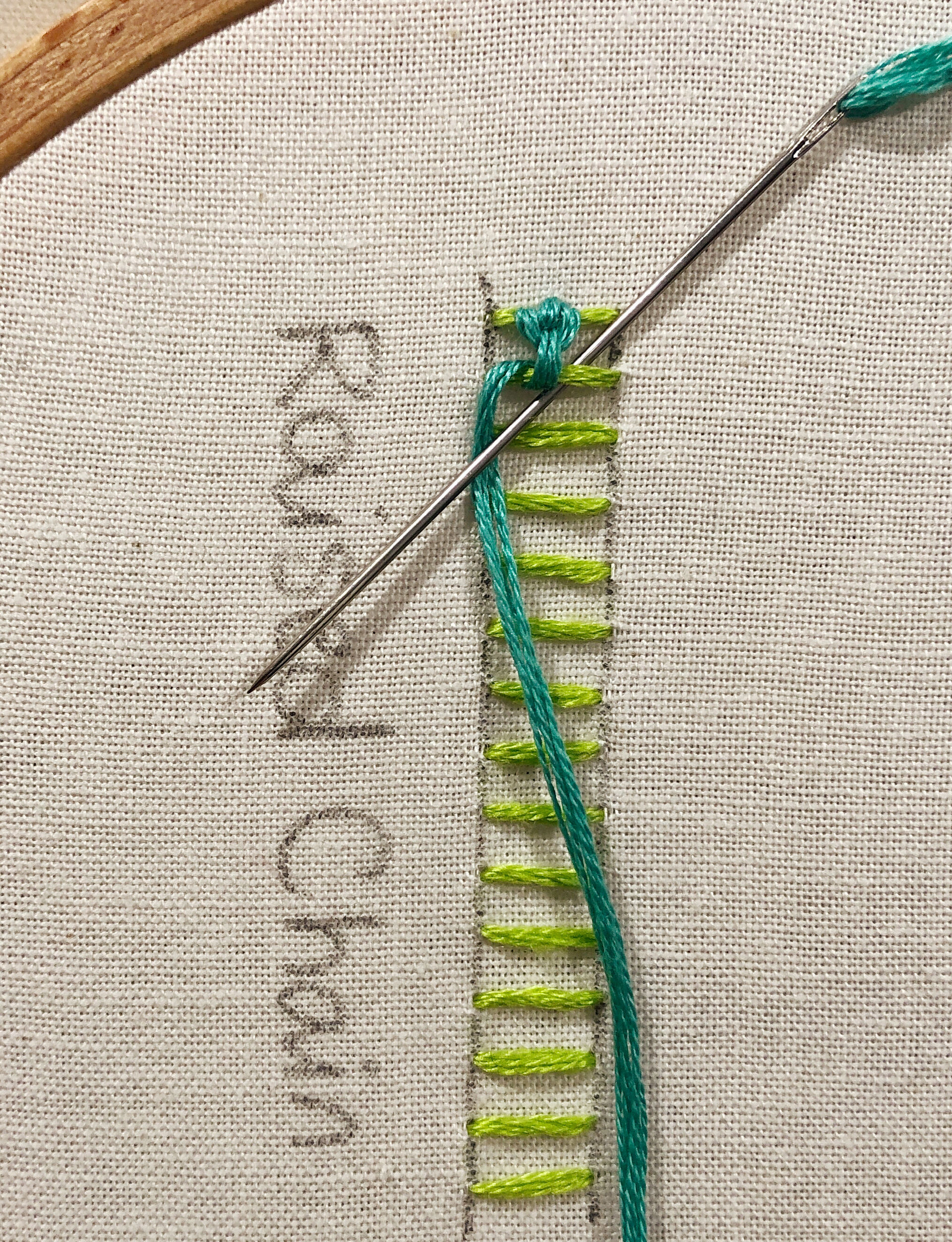Raised Chain Stitch