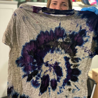 Ice Dye Workshop Sample