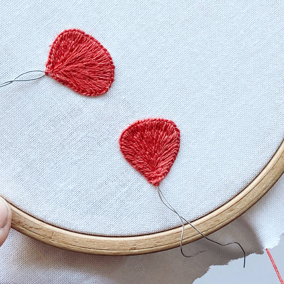 thread painting for stumpwork
