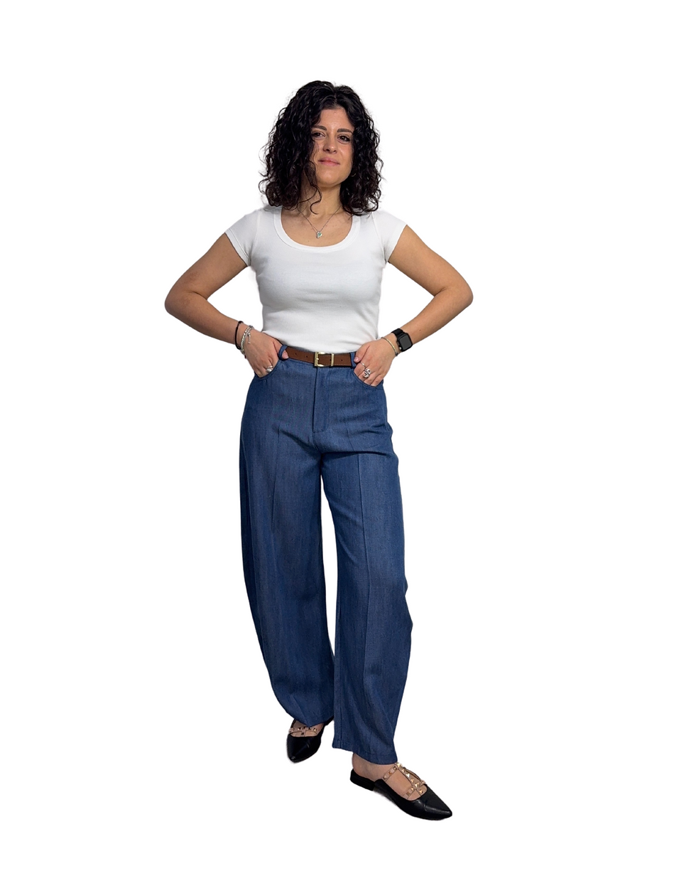 Miniatura: T-shirt // con scollo tondo VICOLO