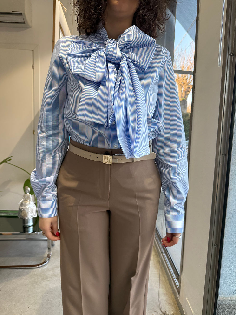 Miniatura: Camicia // con fiocco PLEASE