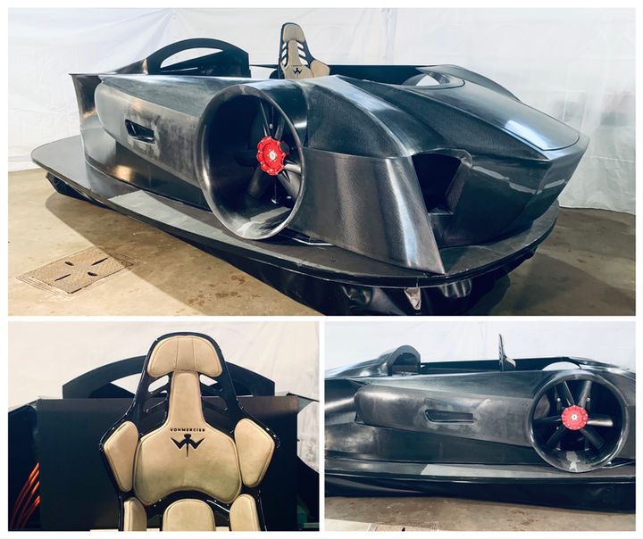VonMercier Arosa electric hovercraft
