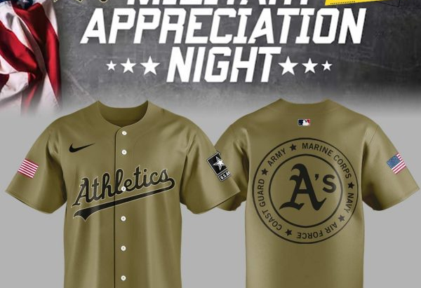 Athletics x Military Appreciation Night 2025 Baseball Jersey